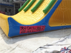 Commercial Water Park Inflatable Water Tower Slide Floating Climbing Wall Water Ladder