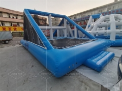 Summer Lake Sea Water Games Multi Sport Outdoor Court Inflatable Trampoline Volleyball Court