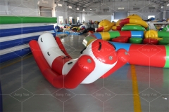 Commercial PVC Floating Sport Games for Lake Inflatable Water Park Toys Inflatable Water Seesaw for Sale