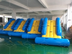 Air Tight Customized Outdoor Inflatable Water Park Game Portable Floating Slide Adults Kids Inflatable Mini Slide for Pool