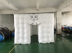 Portable Inflatable Photo Cabin, LED Photo Booth Tent