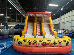 Commercial Lion King Inflatable Water Slide Pool