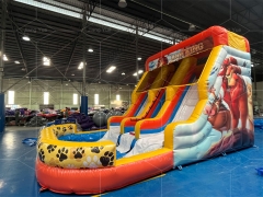 Commercial Lion King Inflatable Water Slide Pool