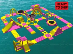 Customizable Large Inflatable Aqua Sports New Design Floating Water Park for Amusement by Sea or Lake