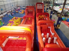 Huge Outdoor Playground Amusement Park Customize Size Inflatable Obstacle Course