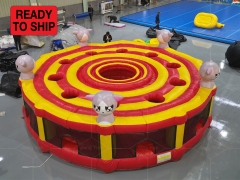 Stock Popular Interactive Sport Games Giant Inflatable Human Whack a Mole for Sale
