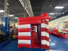 Hot Sale Outdoor Party Inflatable Games 4 In1 Custom Fun Fair Stall Inflatable Carnival Game Booth for Kids
